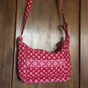 Red Vera Bradley Shoulder Bag Purse